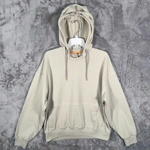 Marsh Wear Fireside Fleece Hoodie Womens Medium Beige Pullover Sweatshirt